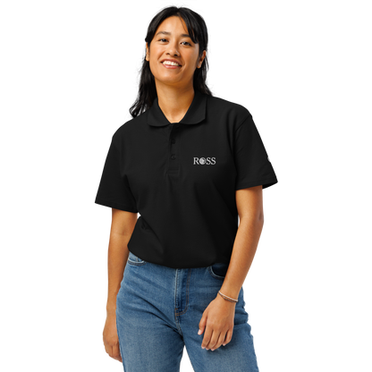 Polo noir premium unisexe