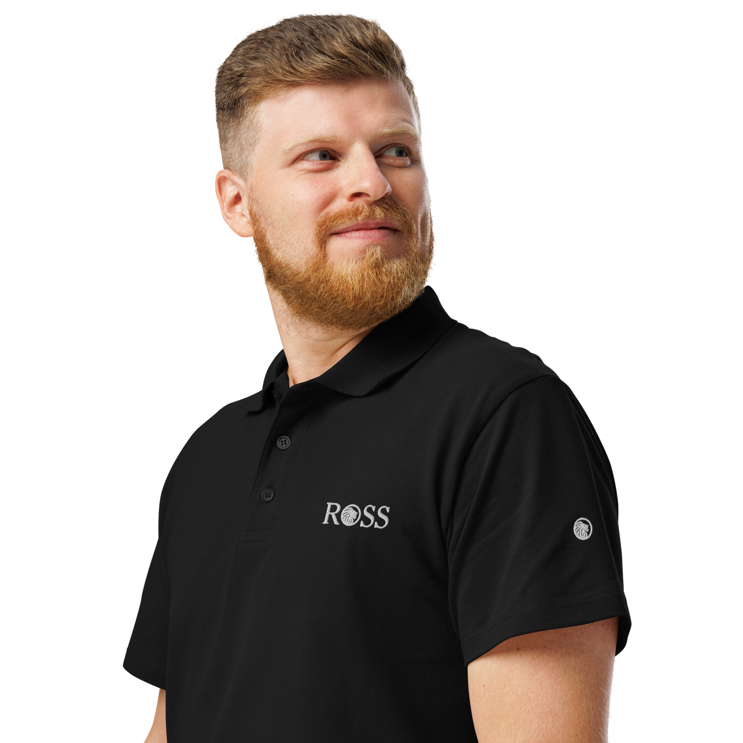 Polo noir premium unisexe